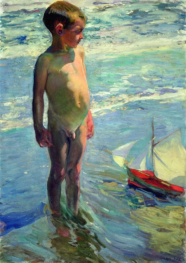 Il ragazzo e la barchetta - Museo Sorolla, Madrid